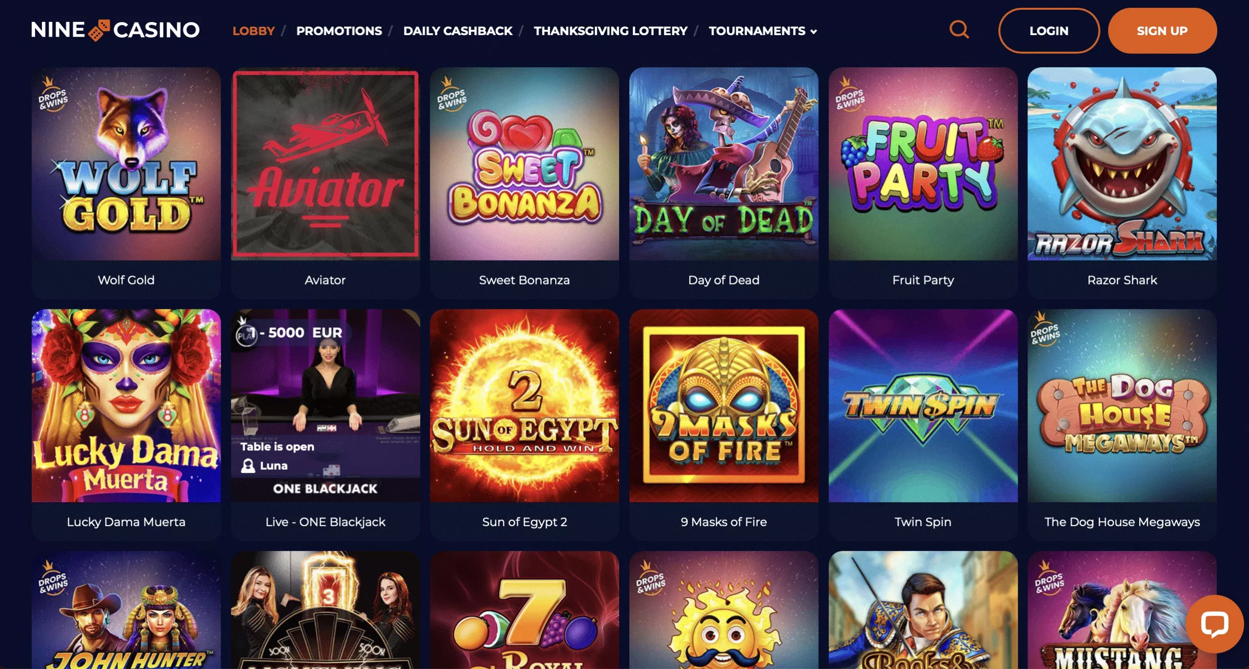 Bonus bez depozytu nine casino